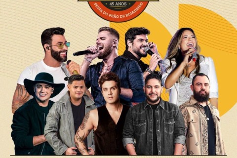 Gusttavo Lima abre a 45ª edição da Festa do Peão de Boiadeiro de Itapecerica da Serra