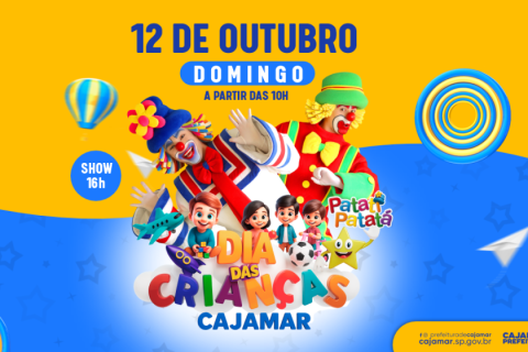 Grande Festa do Dia das Crianças acontece neste domingo no Boiódromo de Cajamar