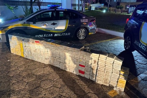 PM Rodoviária de SP apreende cocaína avaliada em R$ 10 milhões