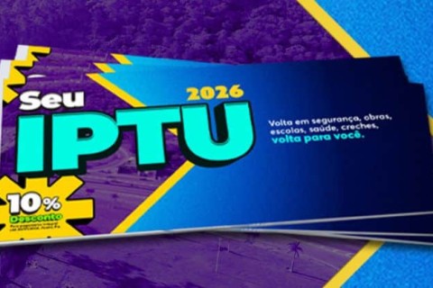 Segunda via do IPTU 2026 já está disponível no site da Prefeitura
